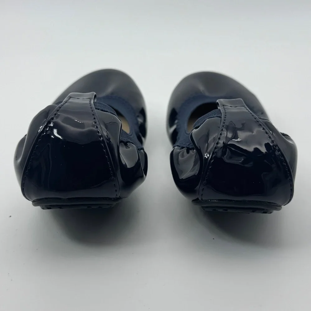 Yosi Samra Ballet‎ Flats Navy Patent Leather Girls Shoes Size 1